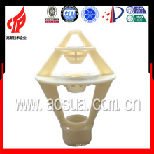 Three Splash Type Cooling Tower Spray Nozzle used in square cooling tower